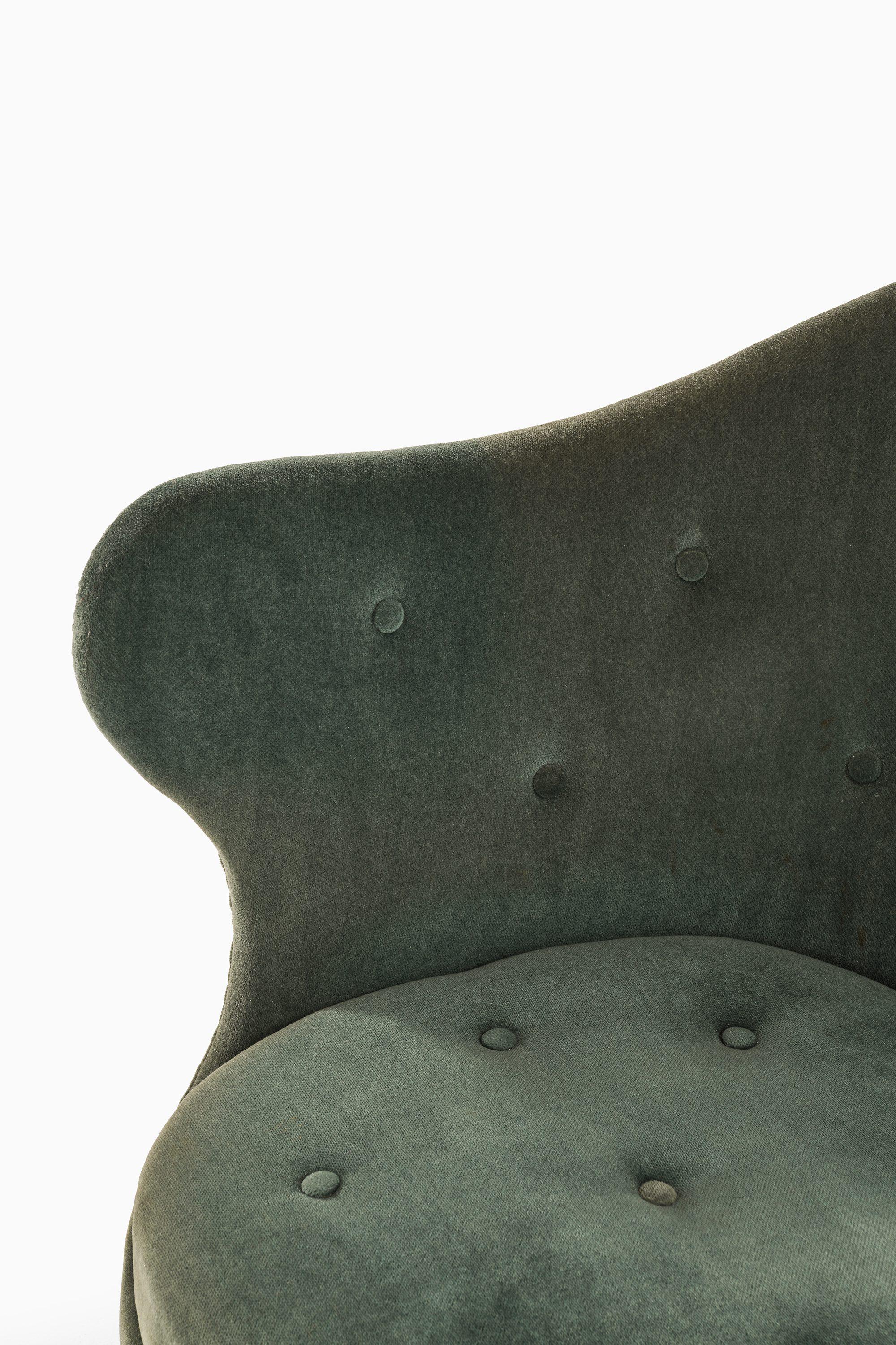 Sedie Easy in Beeche e tappezzeria originale in velluto Mohair di Arne Norells, 1952 in vendita 1