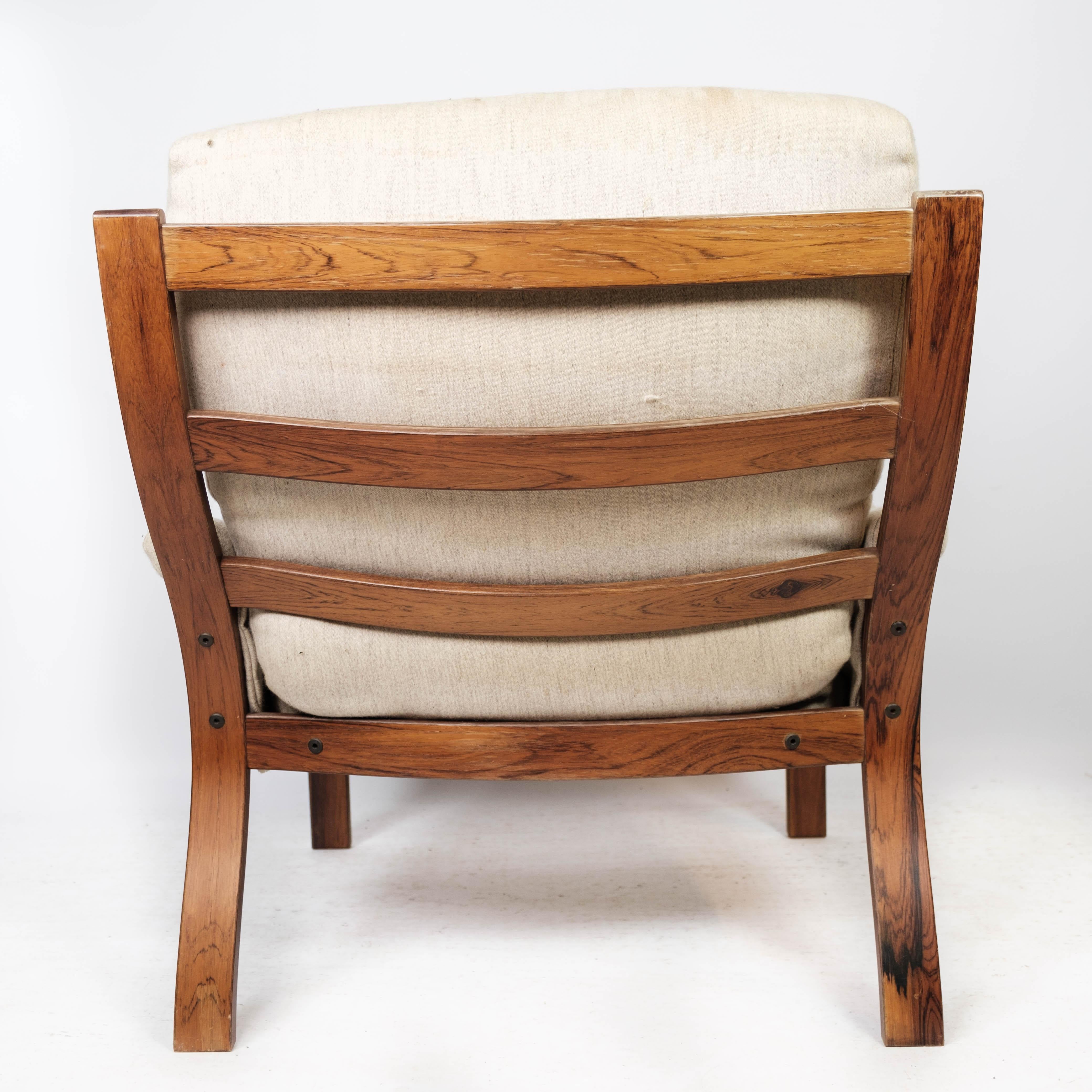Easy Chairs in Rosewood, of Danish Design, 1960s For Sale 3