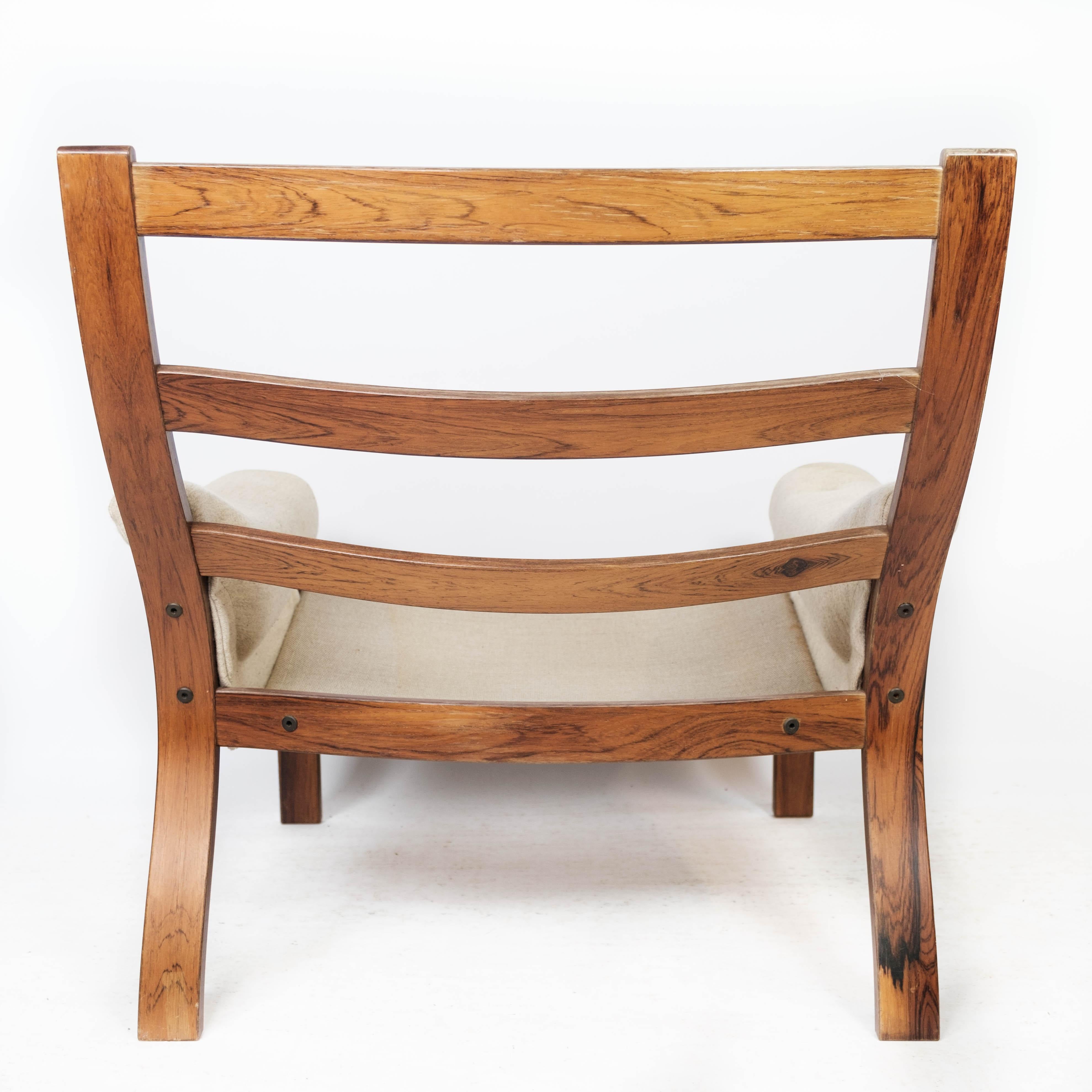 Easy Chairs in Rosewood, of Danish Design, 1960s For Sale 8