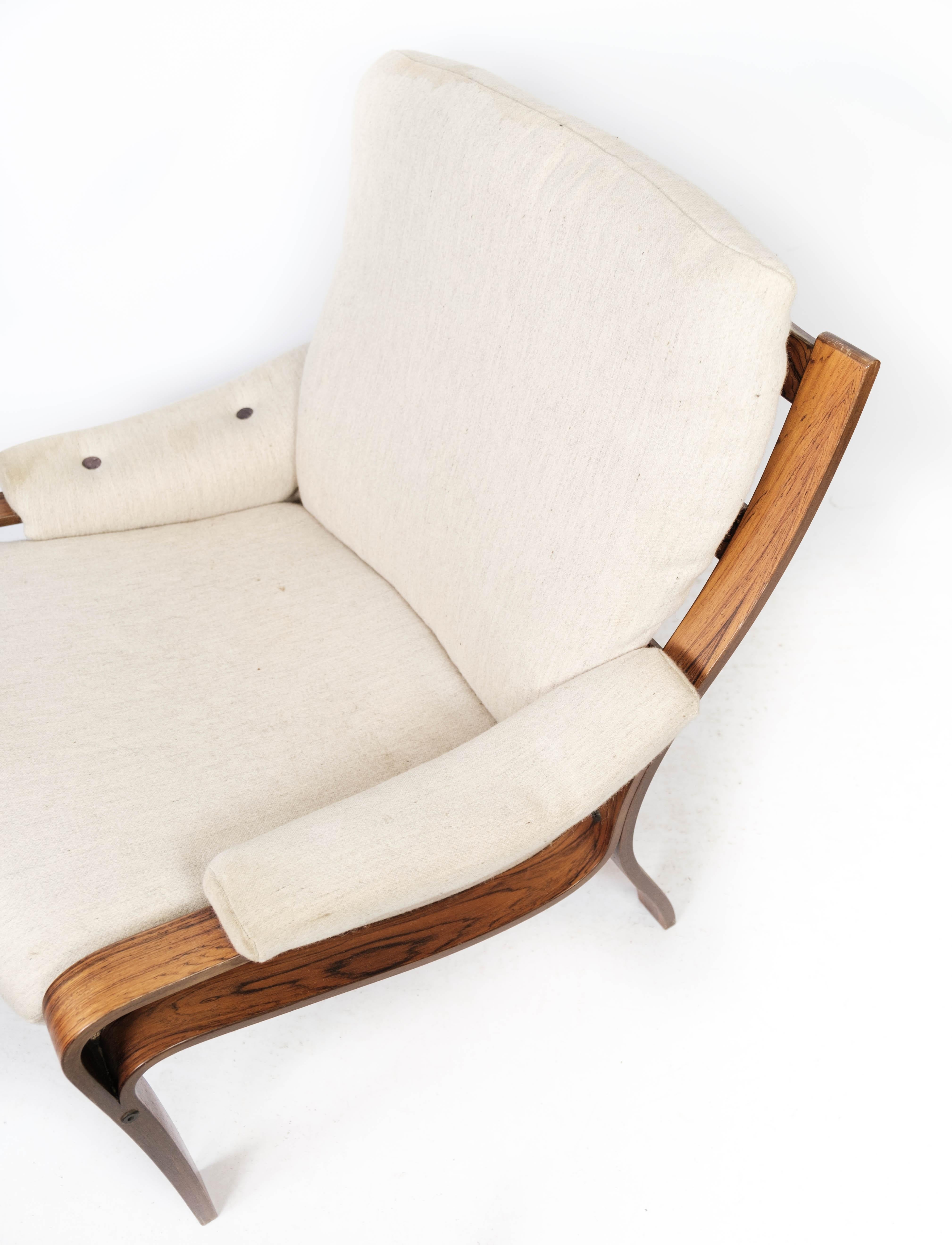 Easy Chairs aus Palisanderholz, dänisches Design, 1960er Jahre (Mitte des 20. Jahrhunderts) im Angebot