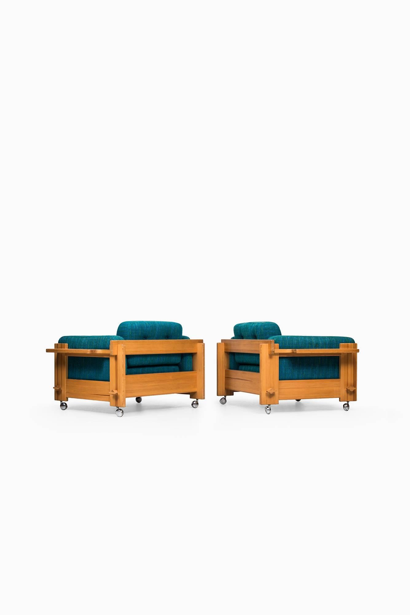 Scandinavian Modern Easy Chairs Model Kontrapunkt Designed by Yngve Ekström Produced by Swedese AB