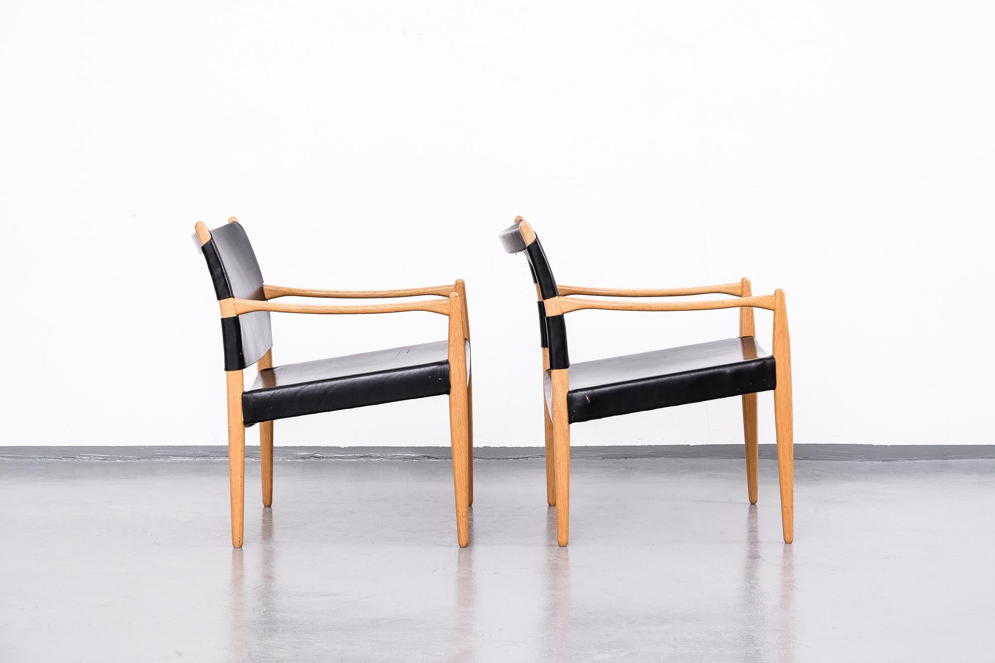 Scandinavian Modern Easy Chairs Model 