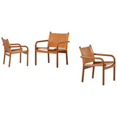 Easy Chairs Produced by Bernstorffsminde Møbelfabrik in Denmark