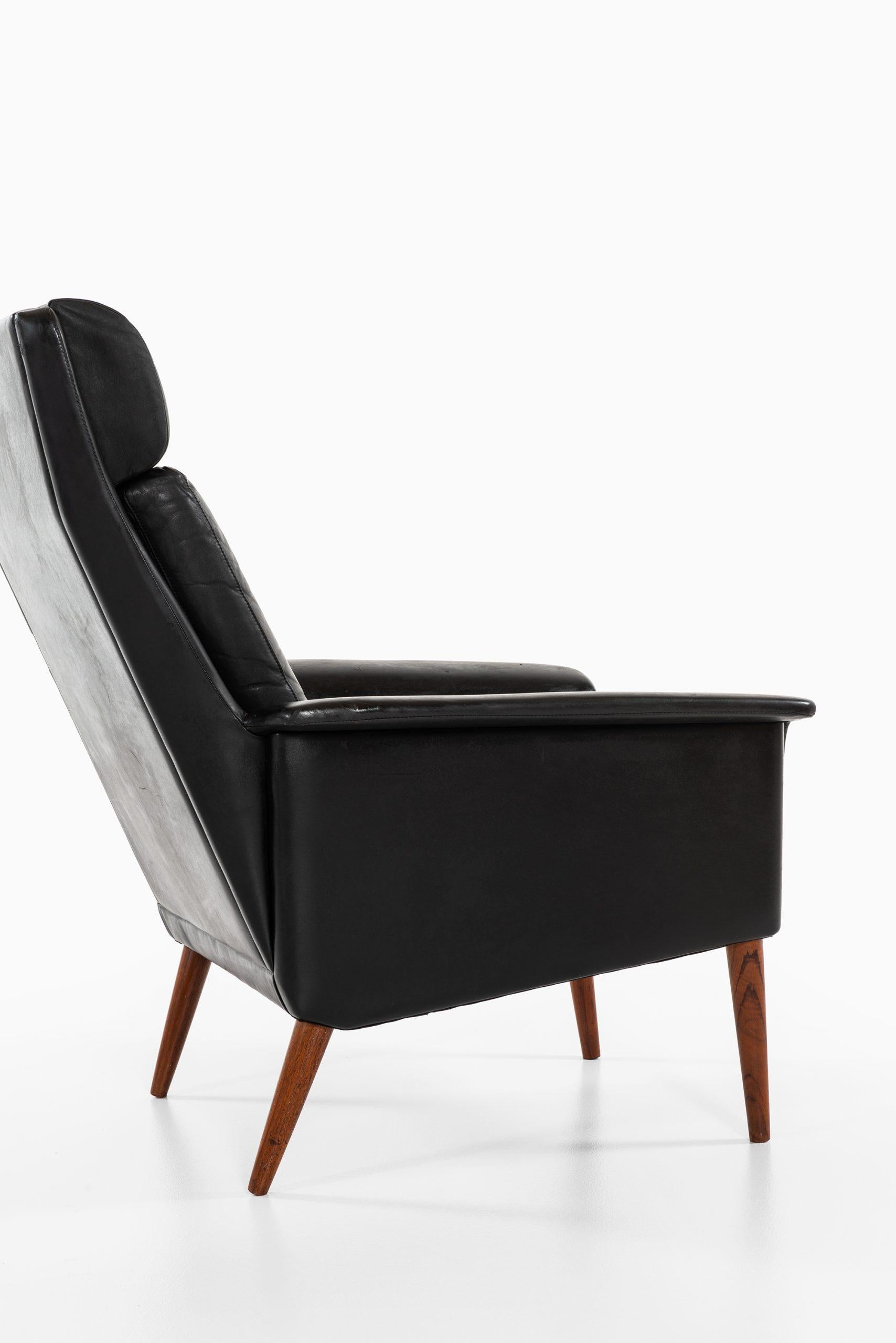 Leather Easy Chairs Produced in Denmark