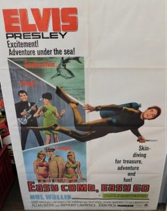 Easy Come, Easy Go Elvis Presley 1967 Original Theatrical Poster