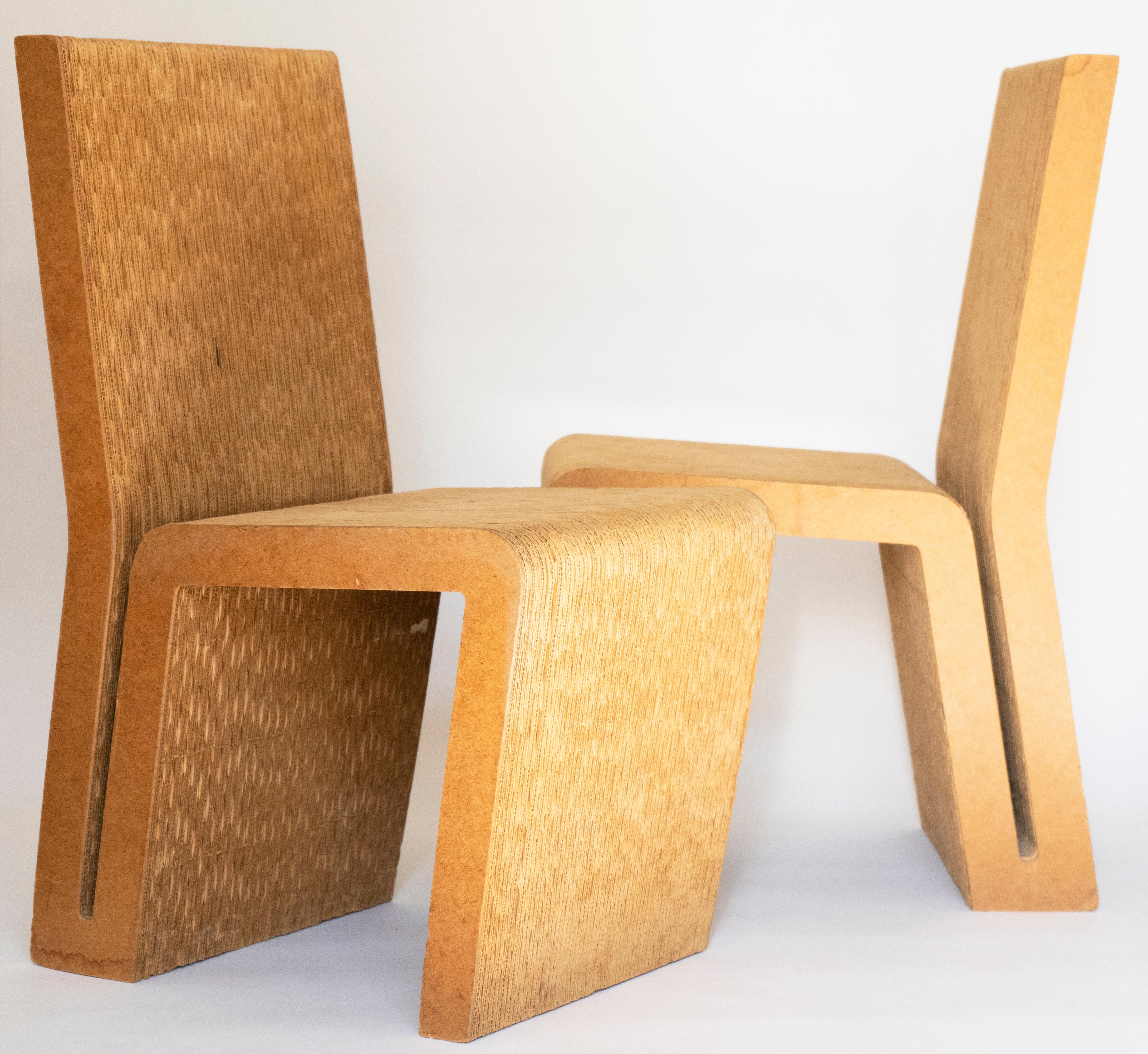 Mid-Century Modern Easy Edges Cardboard Chair by Frank Gehry, Early 1970s Model For Sale