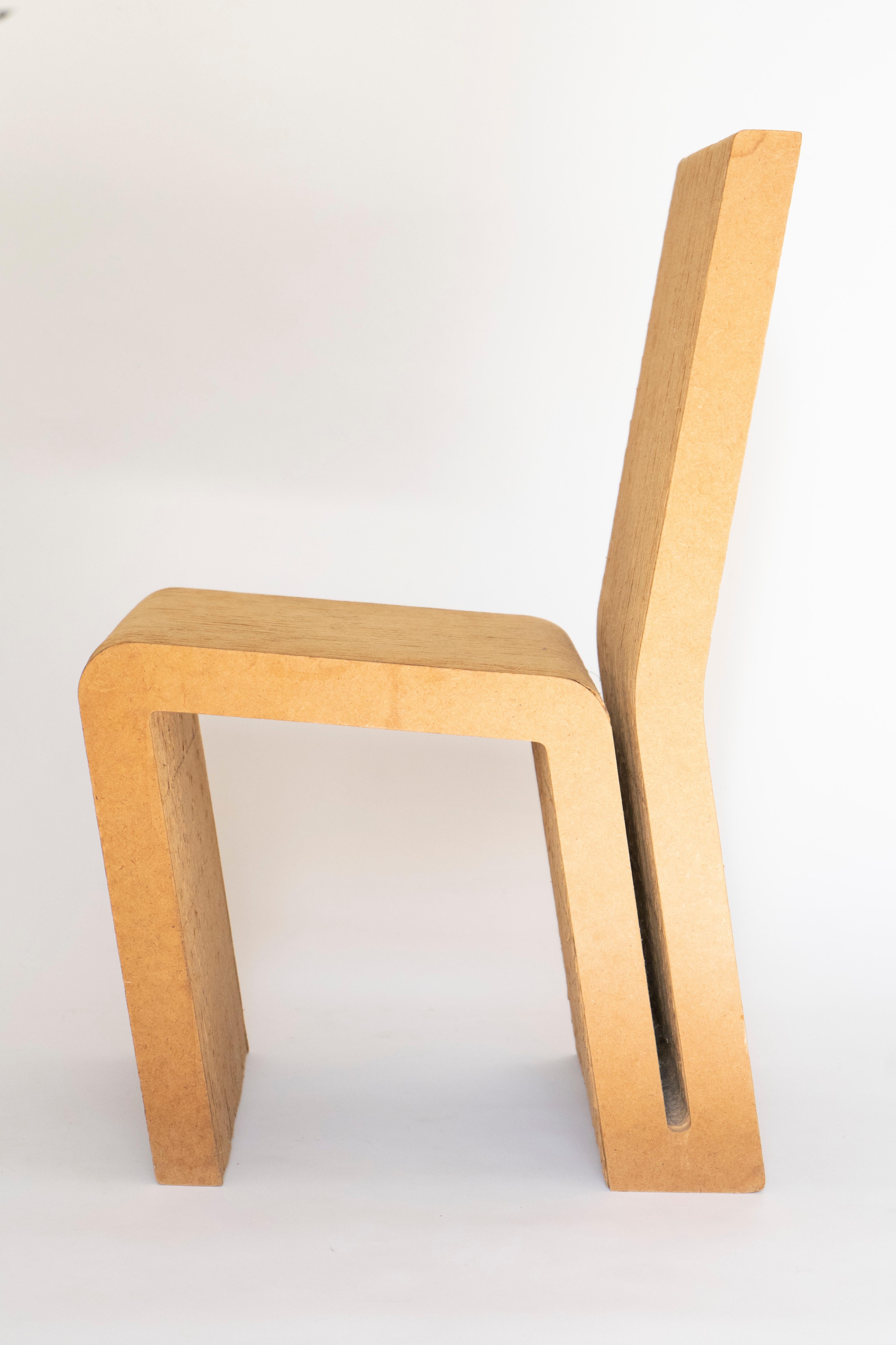 Late 20th Century Easy Edges Cardboard Chair by Frank Gehry, Early 1970s Model For Sale