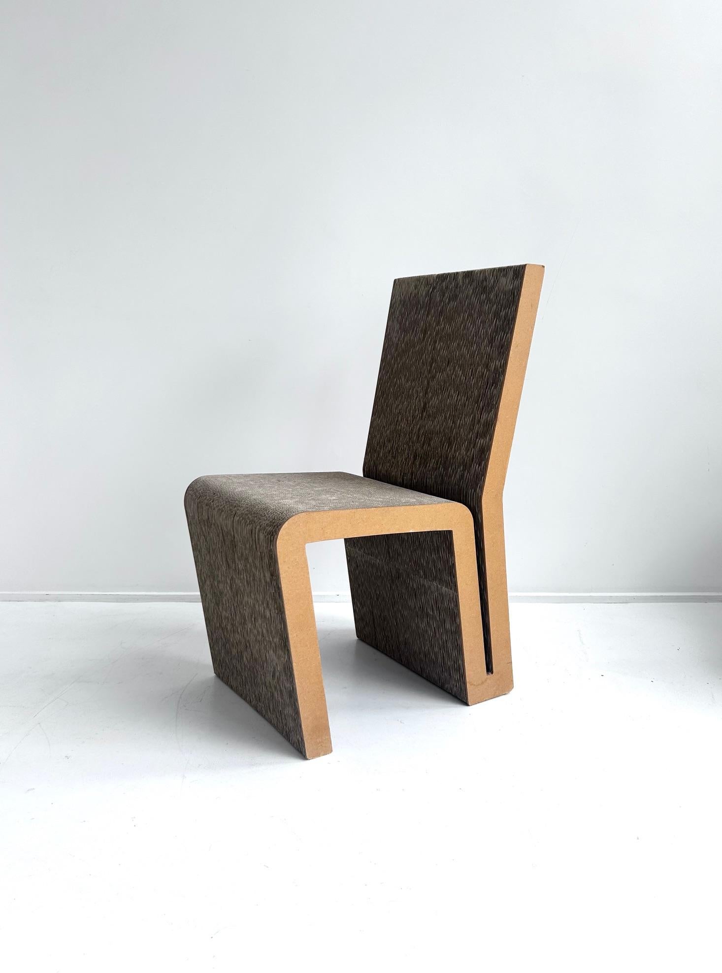 German Easy Edges chair by Franck Gehry, Vitra, 1972