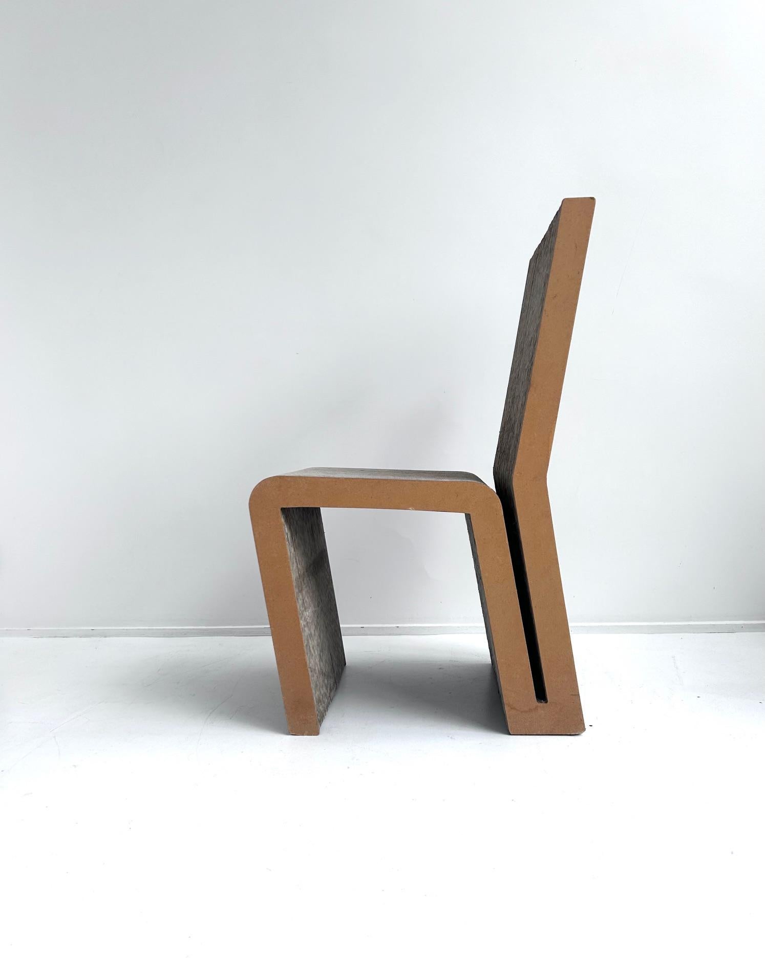 Paper Easy Edges chair by Franck Gehry, Vitra, 1972