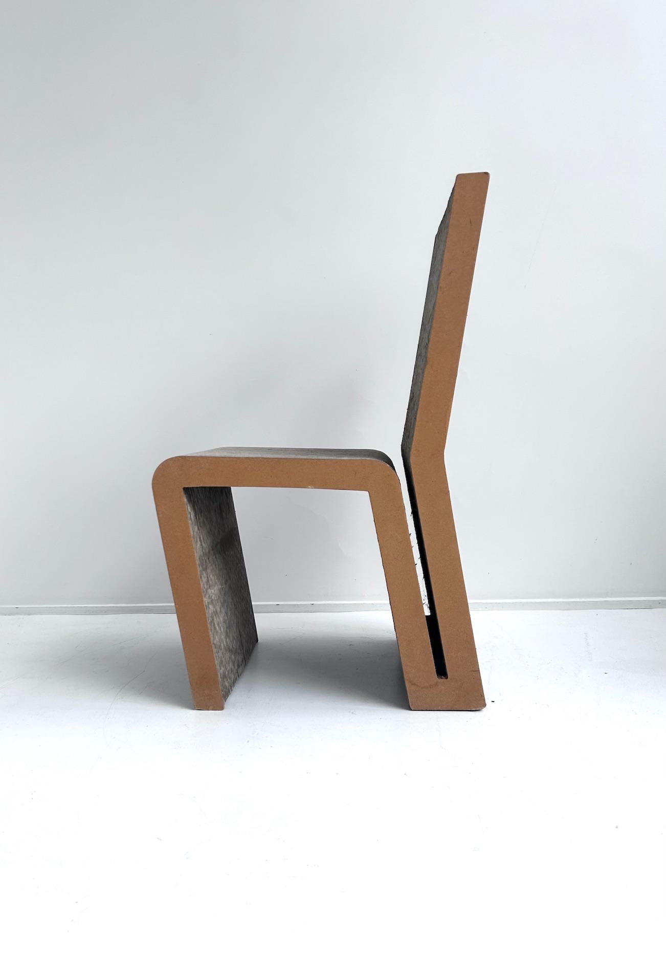 Easy Edges chair by Franck Gehry, Vitra, 1972 For Sale 1