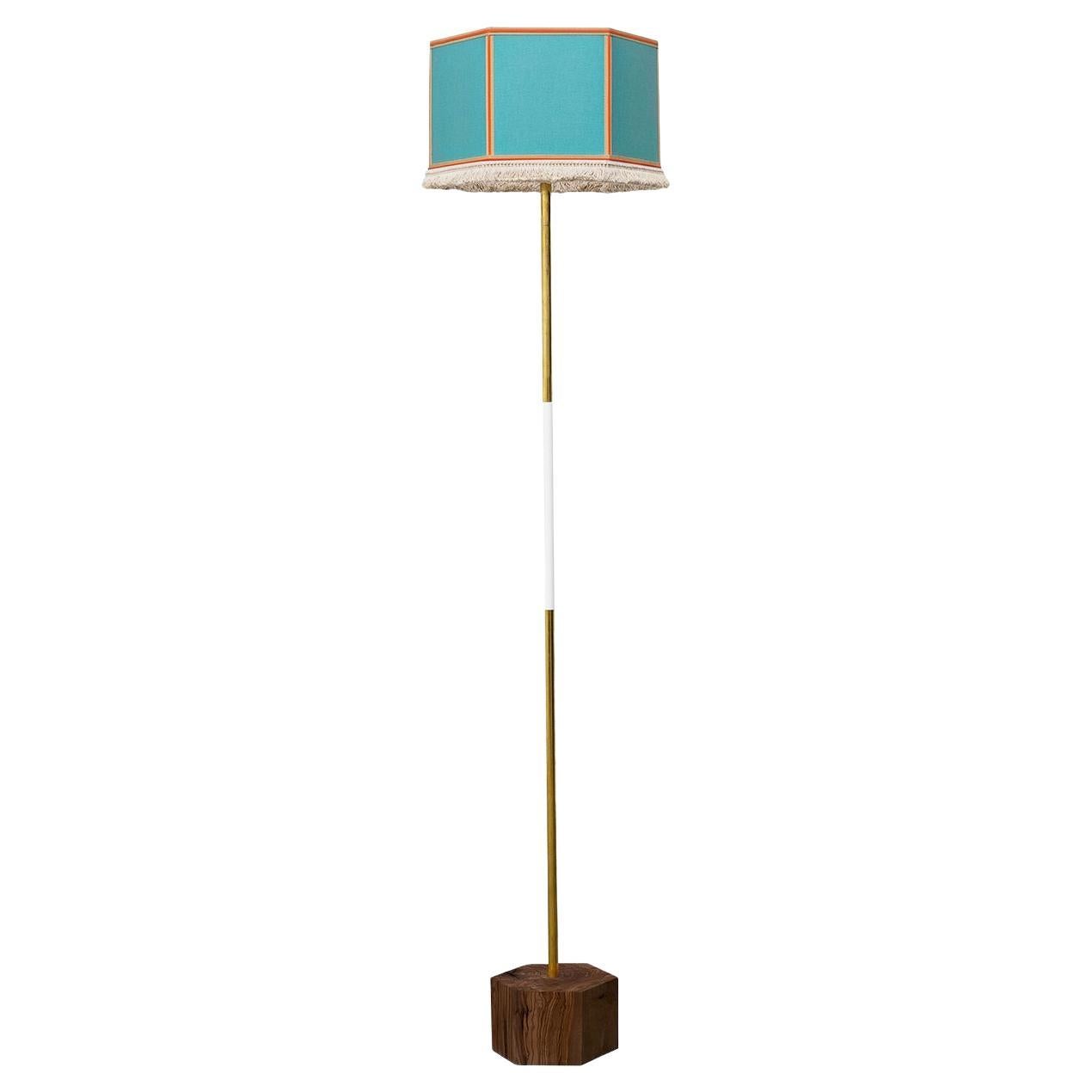 Lampadaire facile - Turquoise en vente