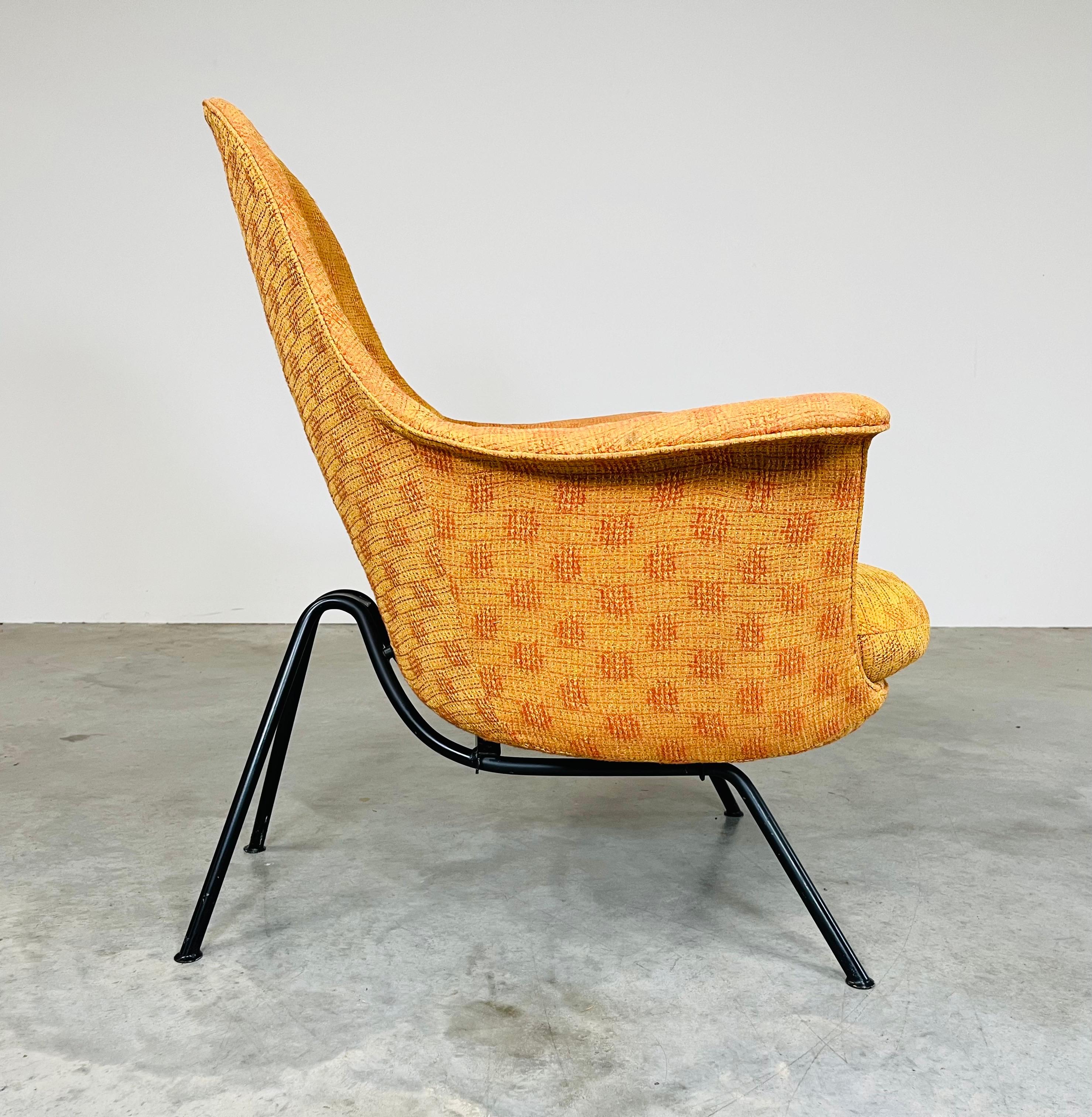 Swiss Easy Lounge Chair By Hans Bellmann From His Sitwell Collection Switzerland -1955 For Sale