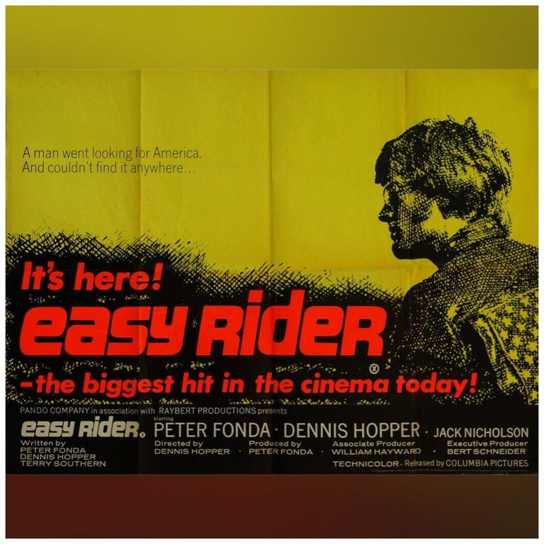 Poster Original Kino Con.o Ohne Rahmen Easy Rider 70x100cm