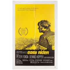 'Easy Rider" 1969 U.S. One Sheet Film Poster