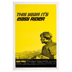 Poster cinematografico originale di 'Easy Rider', americano, 1969