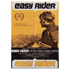 Easy Rider R1970s German A1 Film Poster