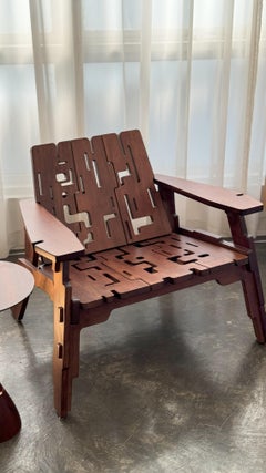 Easychair Burle Brazilian Contemporary Wood by Lattoog