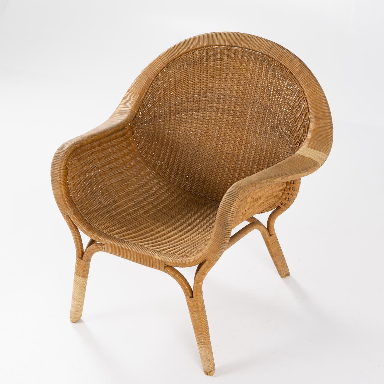 Patinated Easychair by Nanna Ditzel model 