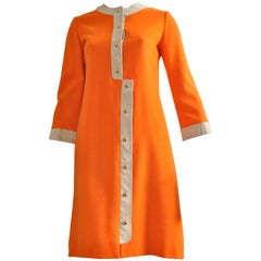 Vintage Eaton Mod Coat/Dress Made in France, 1960s 