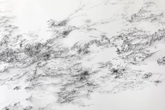 Eau 5, Black Ink Drawing on Mylar Paper Artwork, France, 2017