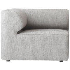 Eave Modular, Corner, Kvadrat's "Steelcut 2" #160 Fabric, Grey