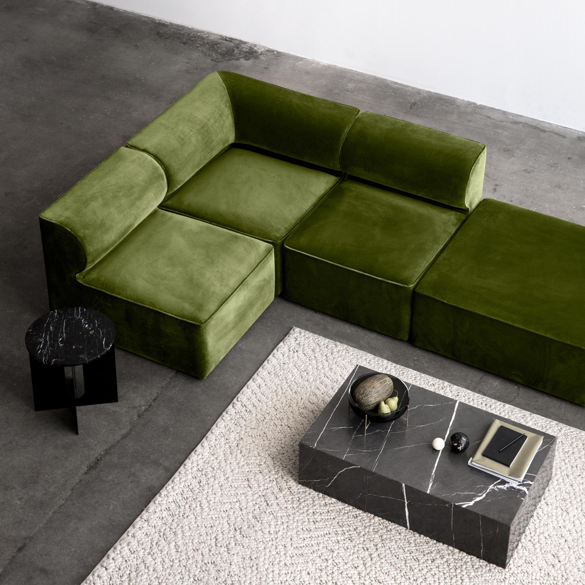 Contemporary Eave Modular Sofa, Pouf, Kvadrat's 