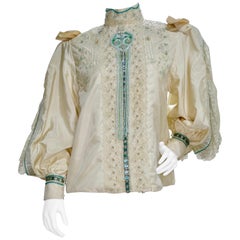Eavis & Brown Embellished Victorian Blouse