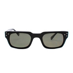 E.B. Meyrowitz Black Sunglasses With E. Marinella Case