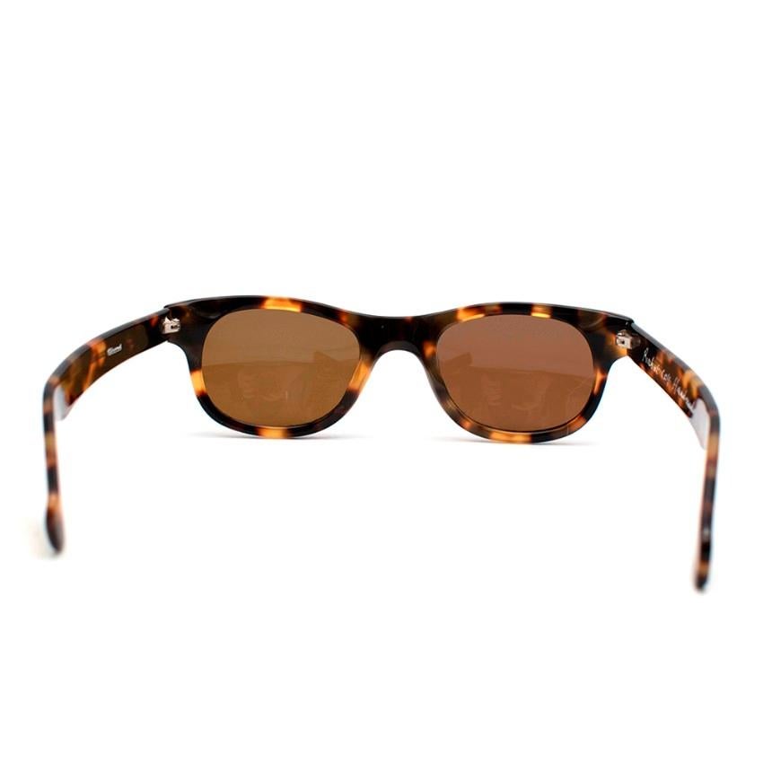 E.B. Meyrowitz Brown Tortoise Shell Sunglasses 1