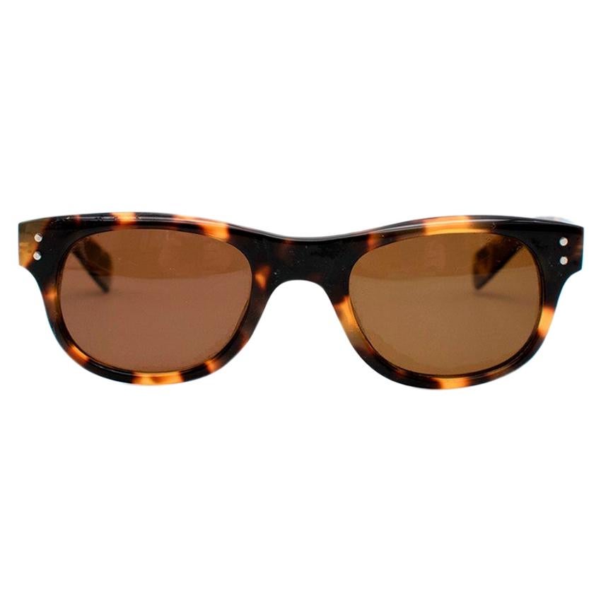 E.B. Meyrowitz Brown Tortoise Shell Sunglasses