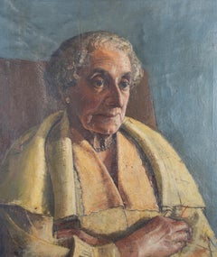 Vintage E.B. Taylor - Mid 20th Century Oil, Portrait of a Lady