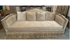 Ebanista Carpello II Sofa Knole Sofa Settee Janet Yonaty Trim & Giltwood Finials