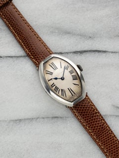 eBay / Etsy Title: Vintage Tiffany & Co Manual Wind 1920s White Roman Dial