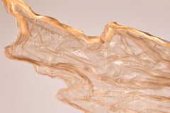 Ebb Zeitgenössische abstrakte Lichtskulptur / Pendelleuchte von Kim Mesches mit gemischten Medien