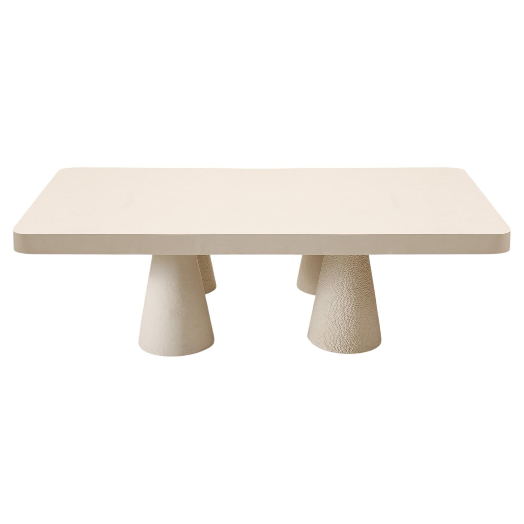 EBB No. 2 Coffee Table in Jesmonite by Perler For Sale