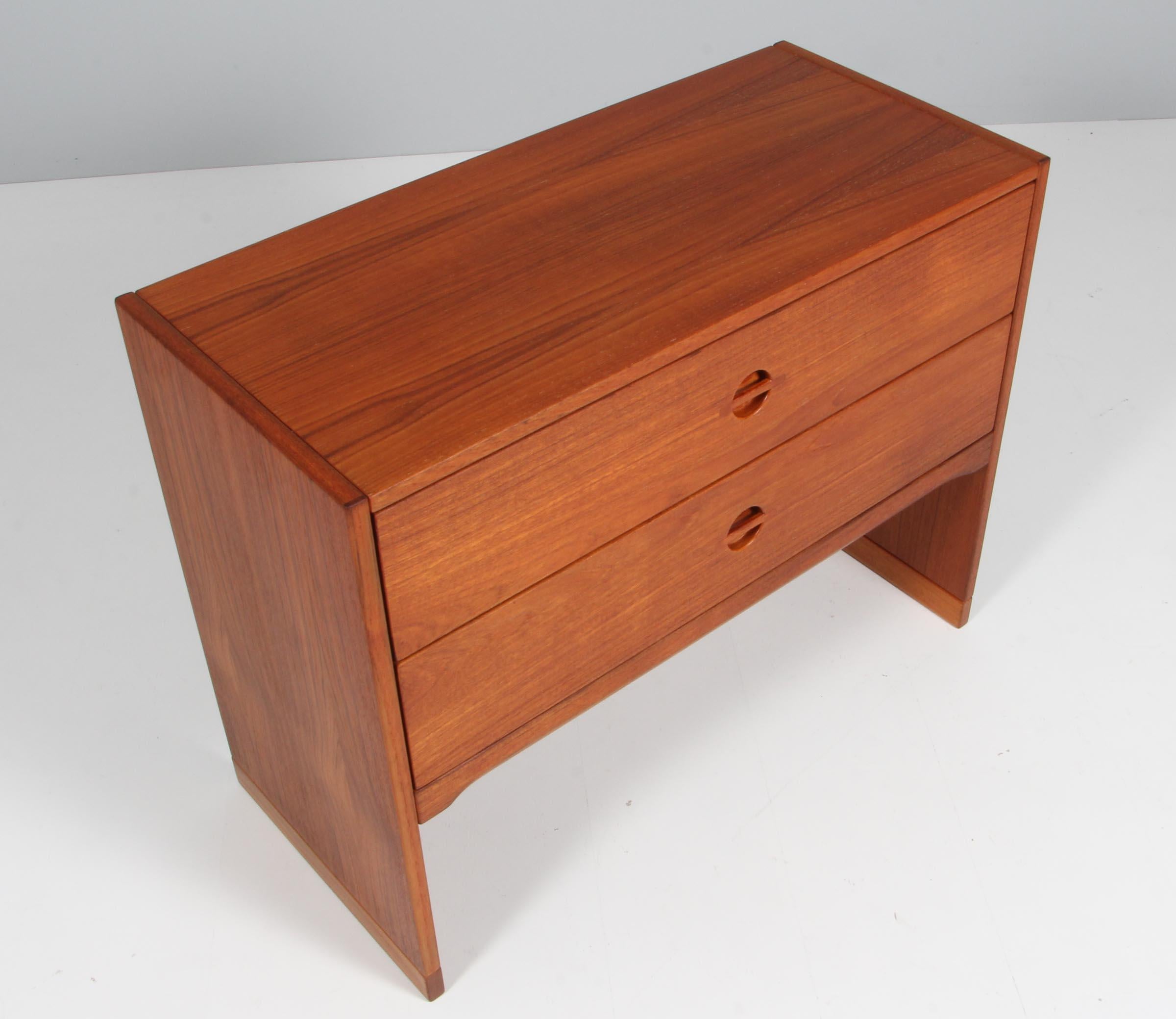 Ebbe Gehl for Aksel Kjersgaard chest of drawers made of teak. 

Made in the 1960s.