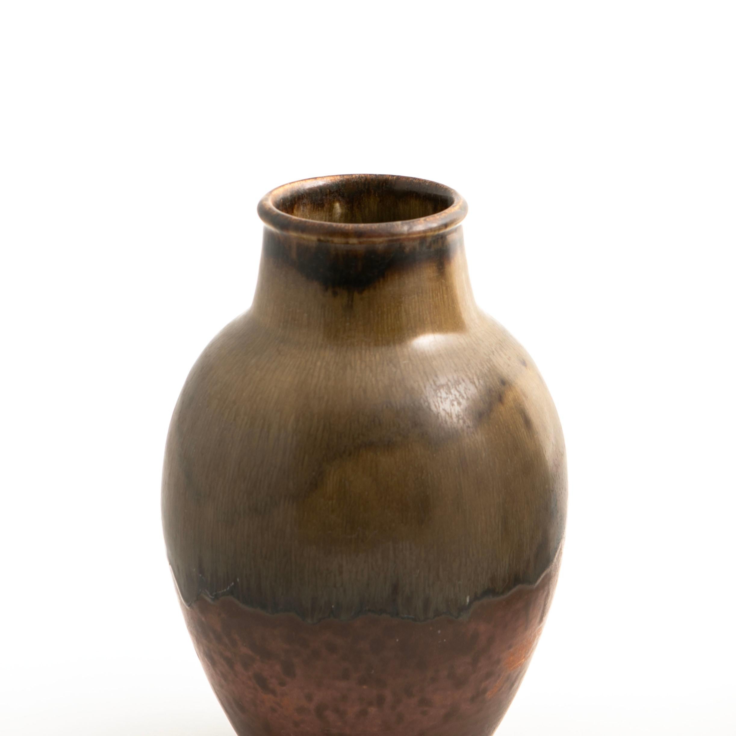 Stoneware Ebbe Sadolin, Danish 1900-1982 Vase by Ebbe Sadolin for Bing & Grøndal For Sale