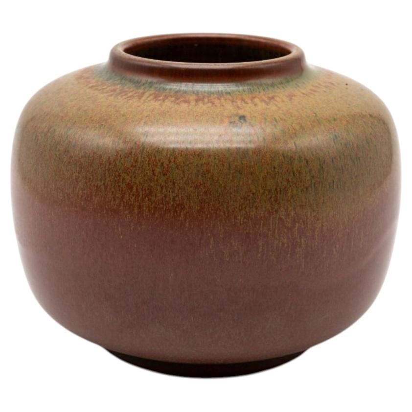 Vaso in gres Ebbe Sadolin per Bing & Grøndahl, Danimarca, anni '50