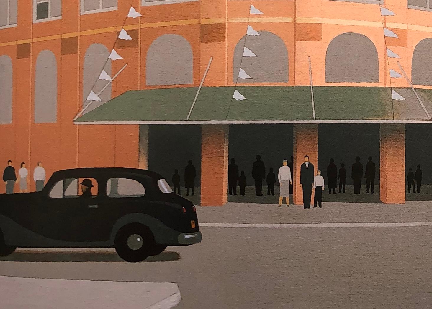 Ebbets Field, Pintura original de Lynn Curlee Moderno en venta