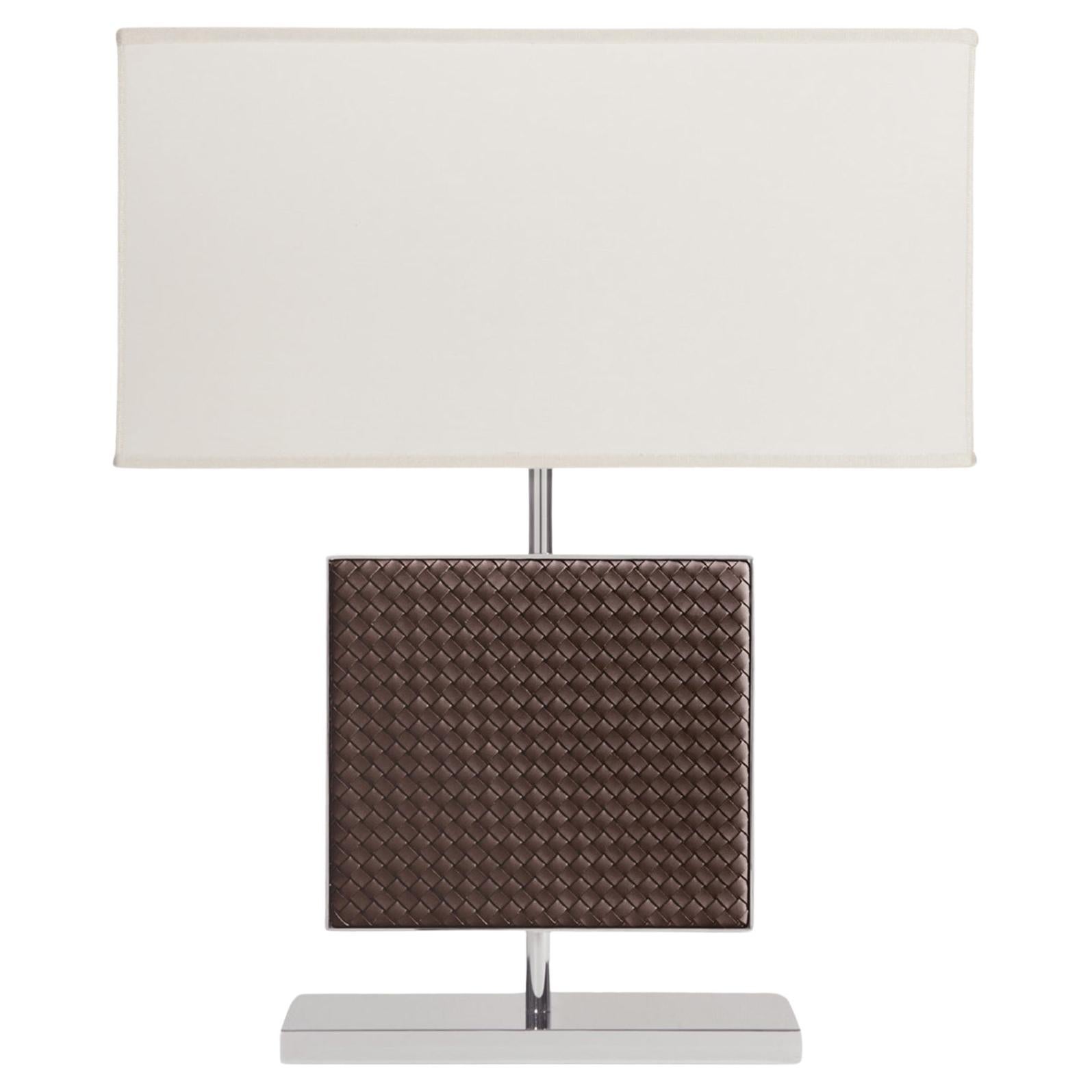 Ebe Handwoven Table Lamp by Riviere x Giobagnara