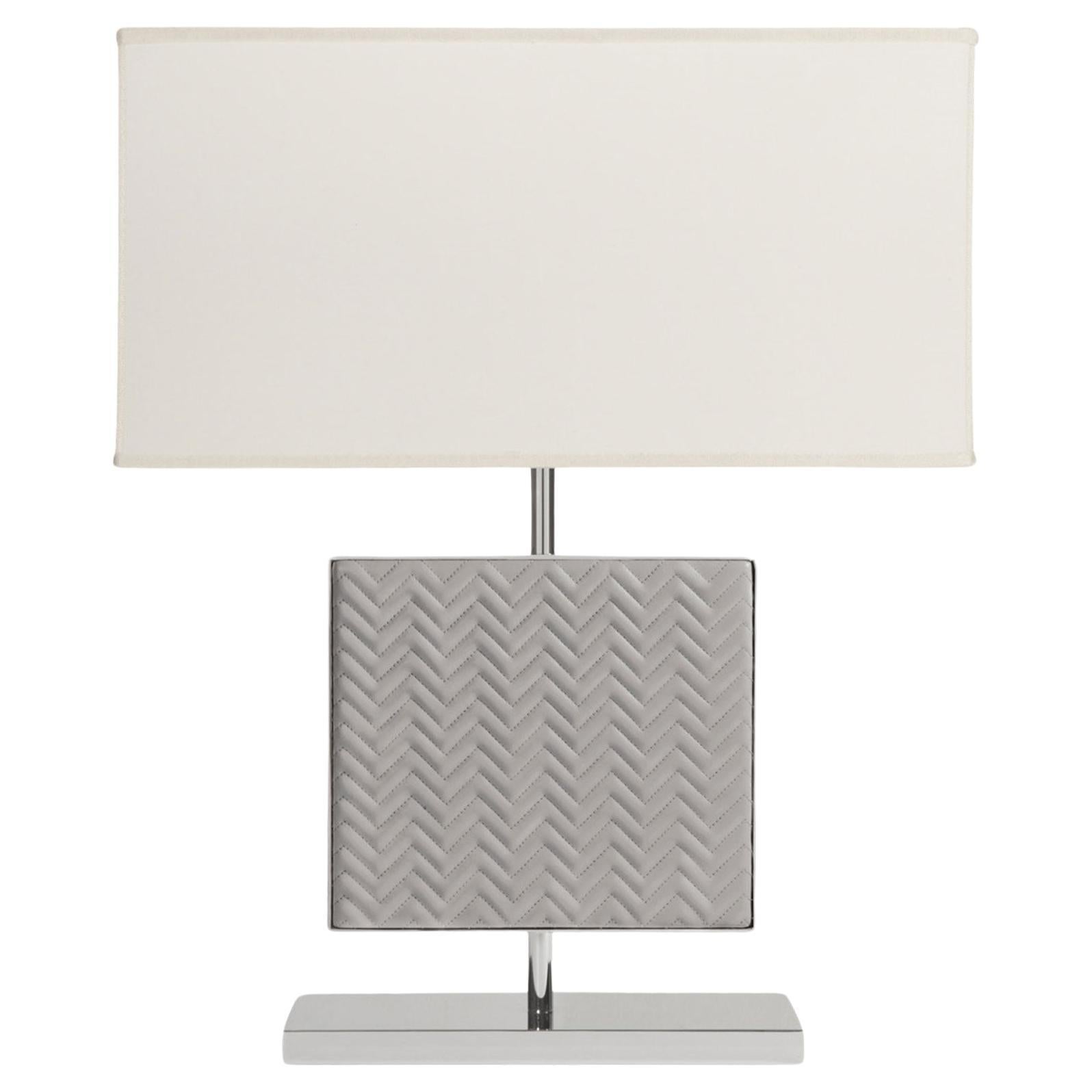 Ebe Herringbone Table Lamp by Riviere x Giobagnara