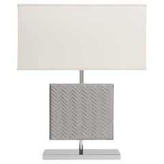Ebe Herringbone Table Lamp by Riviere x Giobagnara