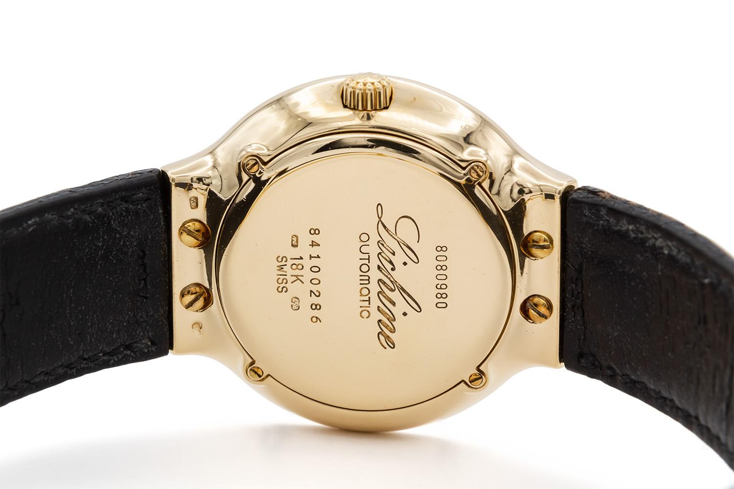 Contemporary Ebel 18k Yellow Gold Lichine Automatic Watch 8080980