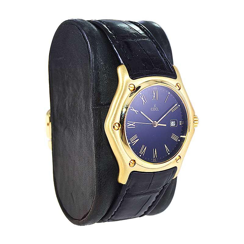 ebel gold watch 18k