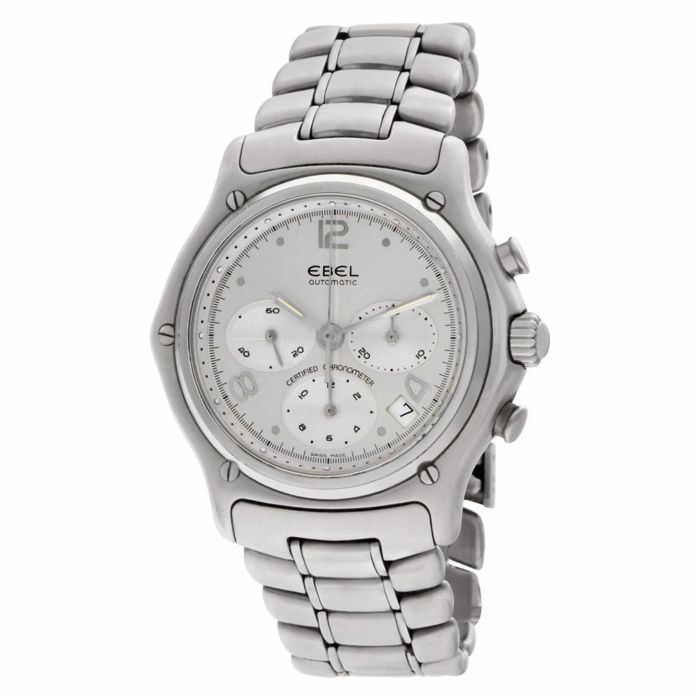 Ebel 1911 Reference #: 9137240. Mens Automatic Self Wind Watch Stainless Steel Silver 40 MM. Verified and Certified by WatchFacts. 1 year warranty offered by WatchFacts.
