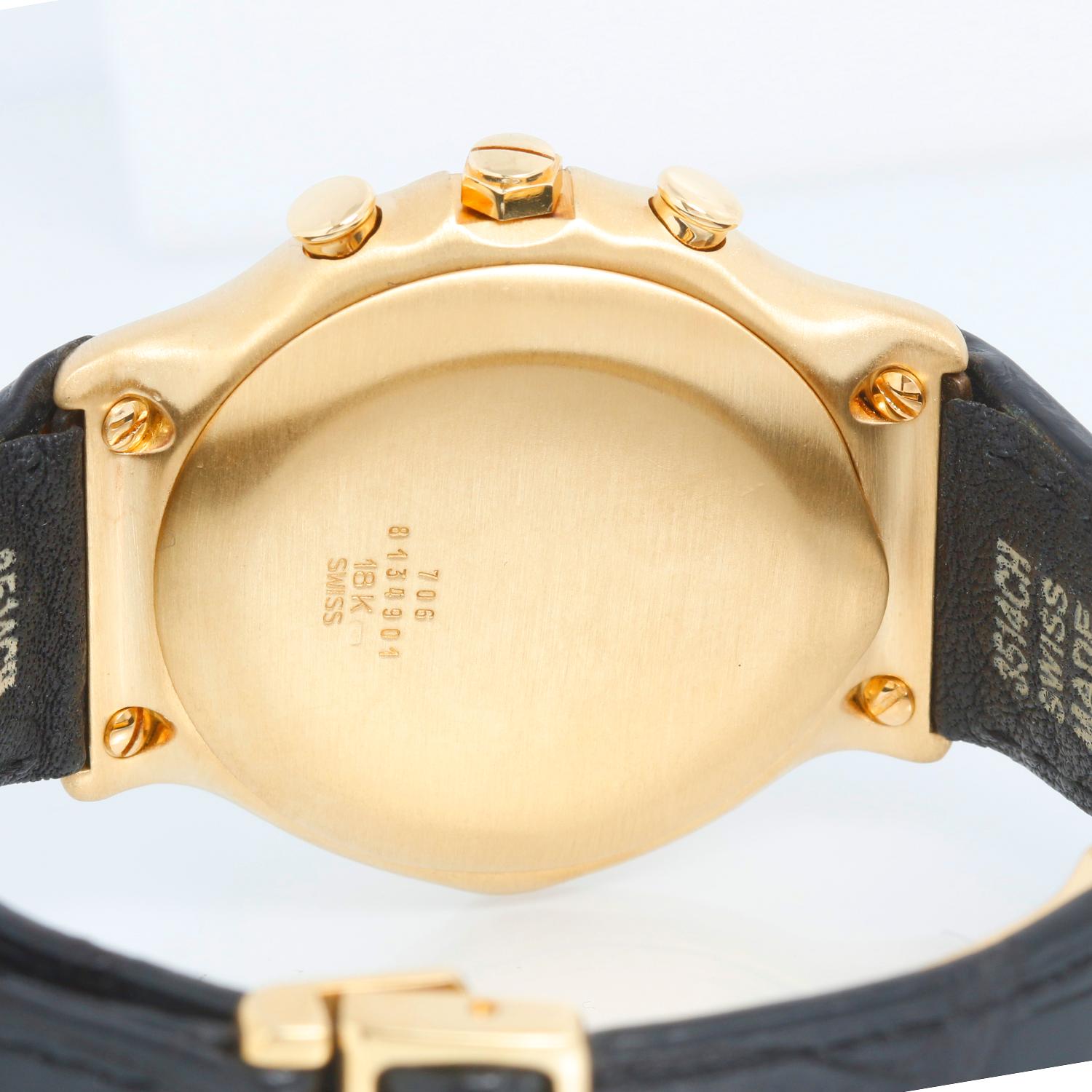 Ebel 1911 Chronograph Men's 18K Yellow Gold Watch  Ref. 8134901 2