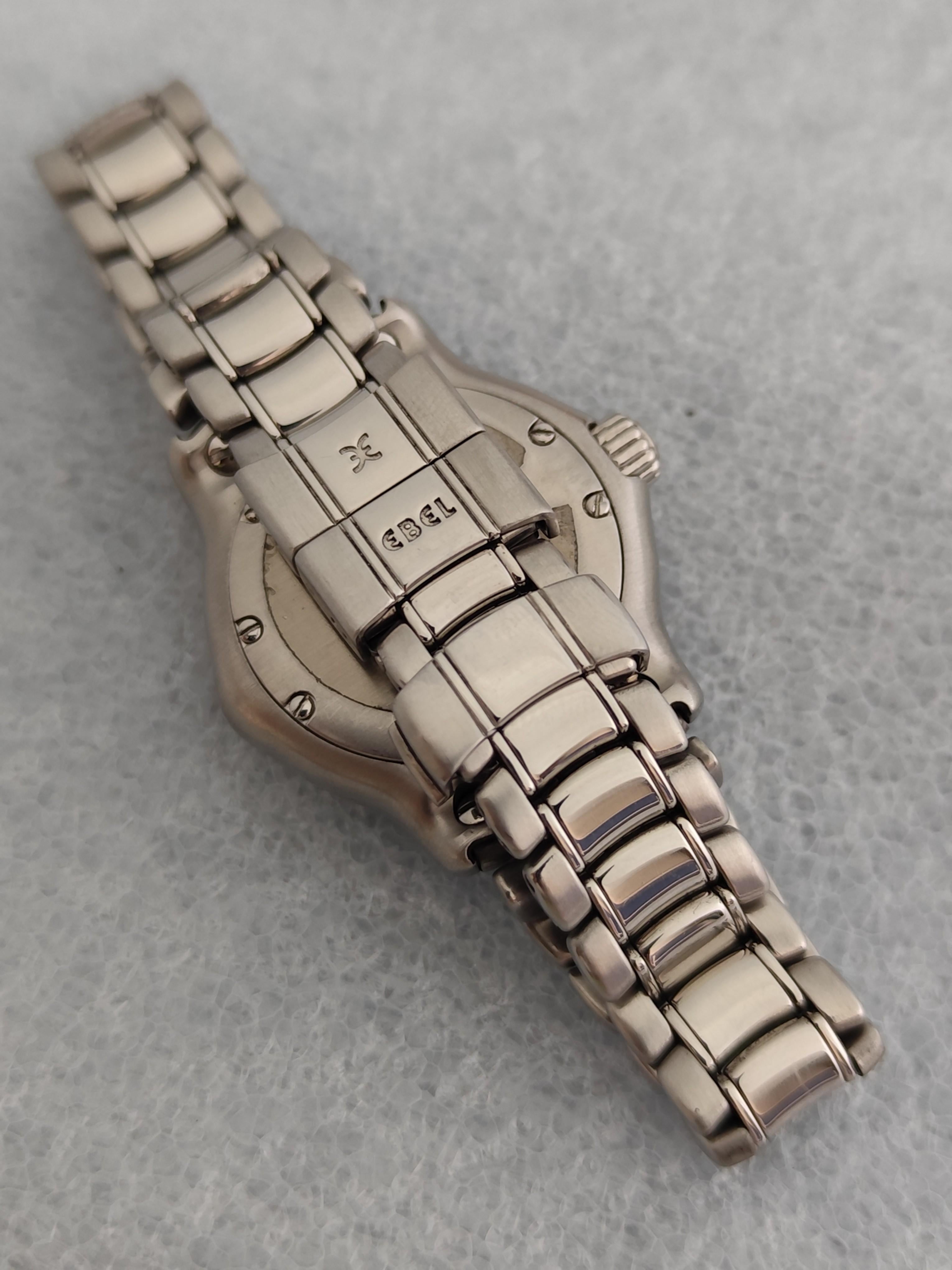 Reloj de acero inoxidable Ebel 1911 Discovery Rare Dial 9087321 en venta 6