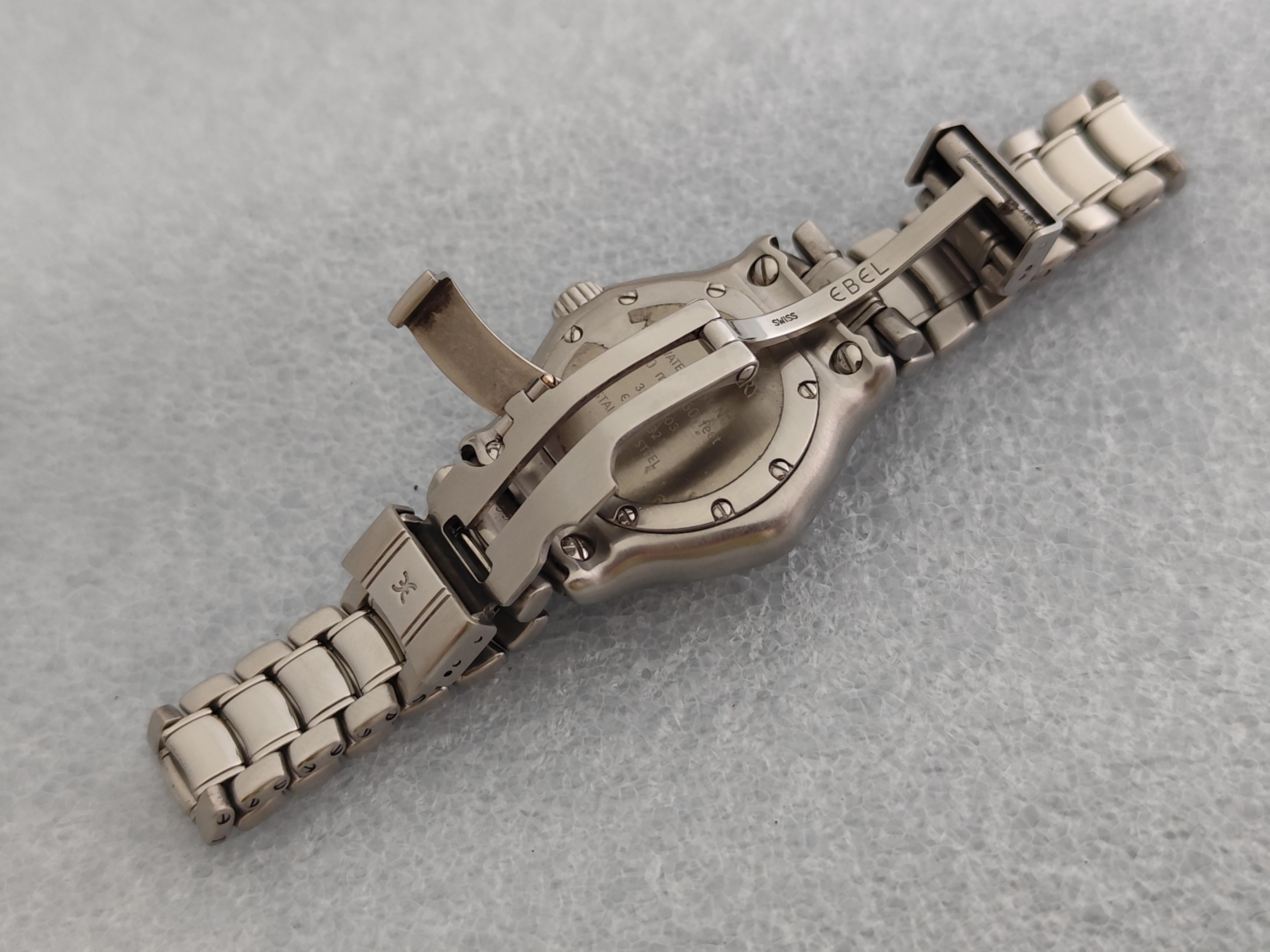 Reloj de acero inoxidable Ebel 1911 Discovery Rare Dial 9087321 en venta 24