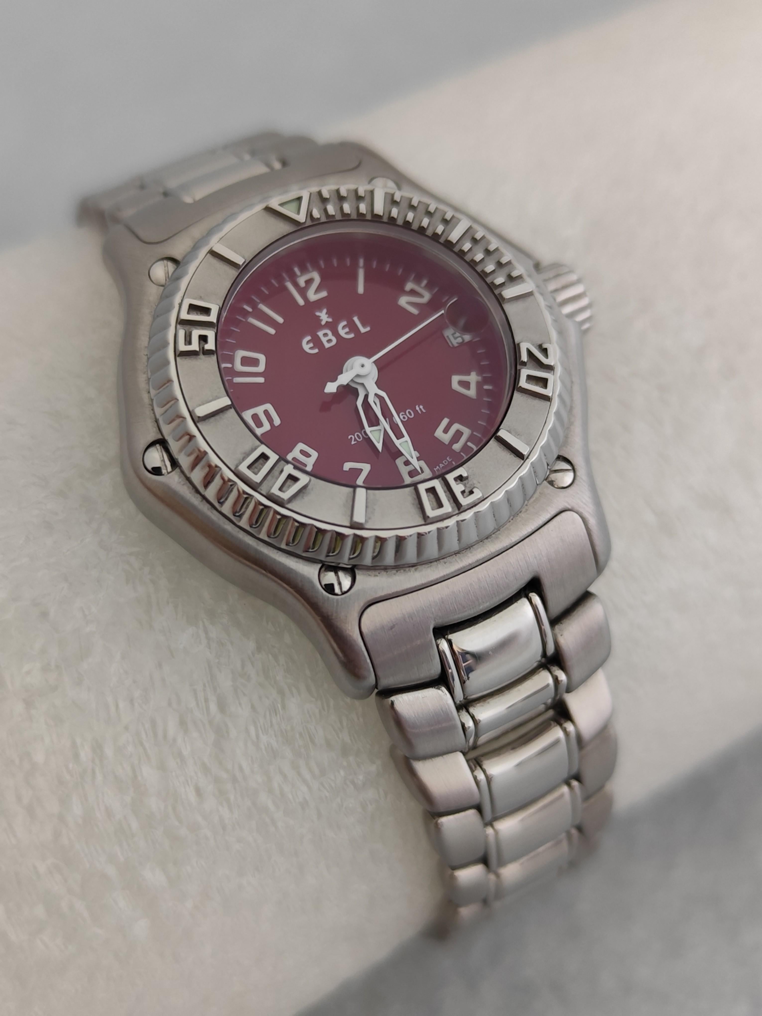 Reloj de acero inoxidable Ebel 1911 Discovery Rare Dial 9087321 en Bueno estado para la venta en Toronto, CA