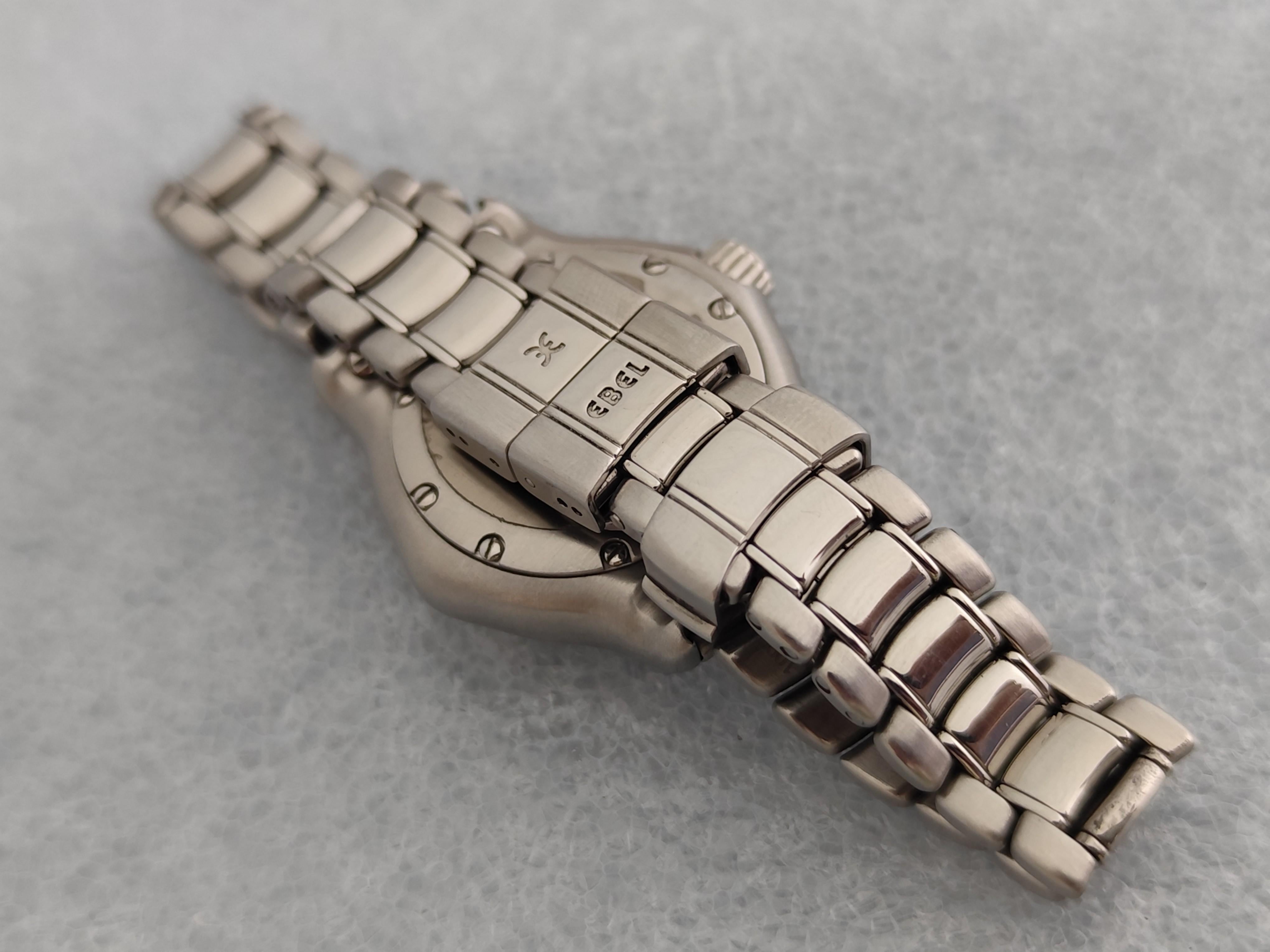 Femenino o masculino Reloj de acero inoxidable Ebel 1911 Discovery Rare Dial 9087321 en venta